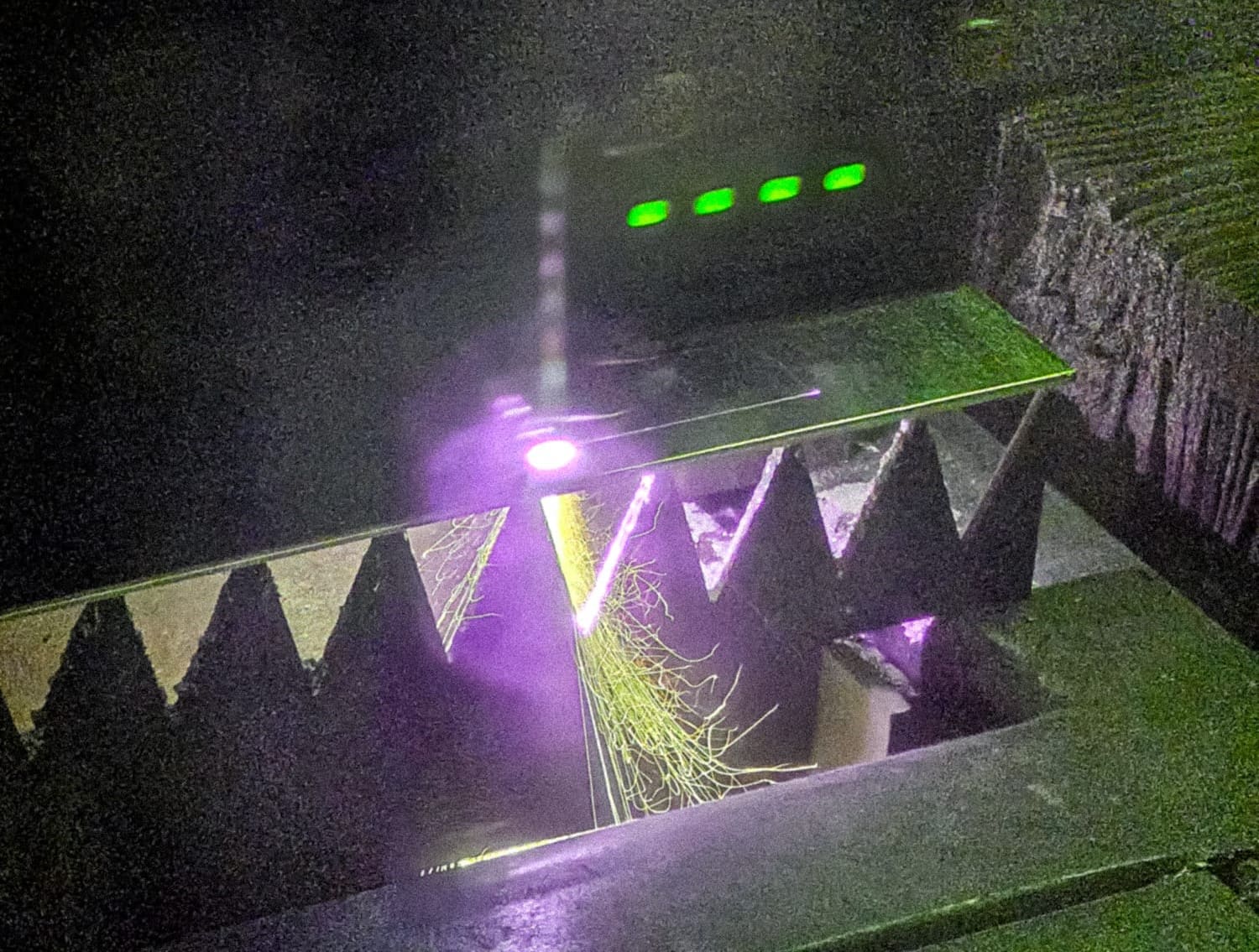 Laser cutting process
